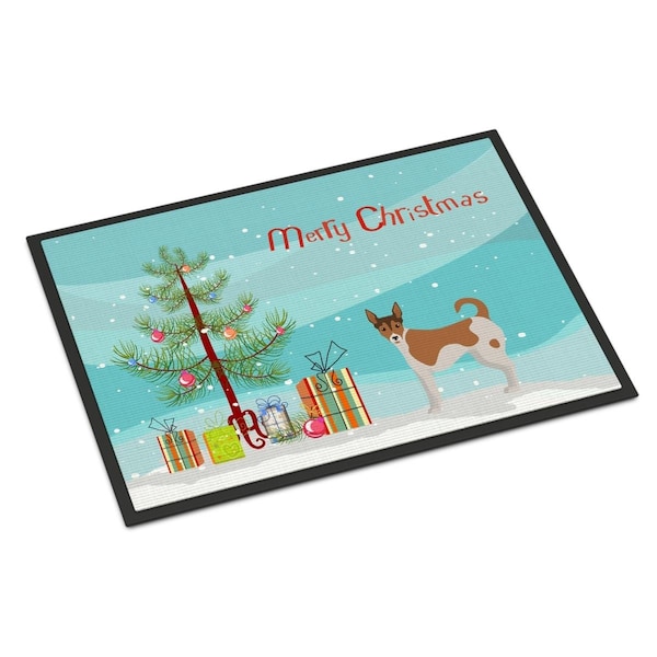 Carolines Treasures 18 x 27 in. Tenterfield Terrier Christmas Tree Indoor or Outdoor Mat CK3487MAT - main